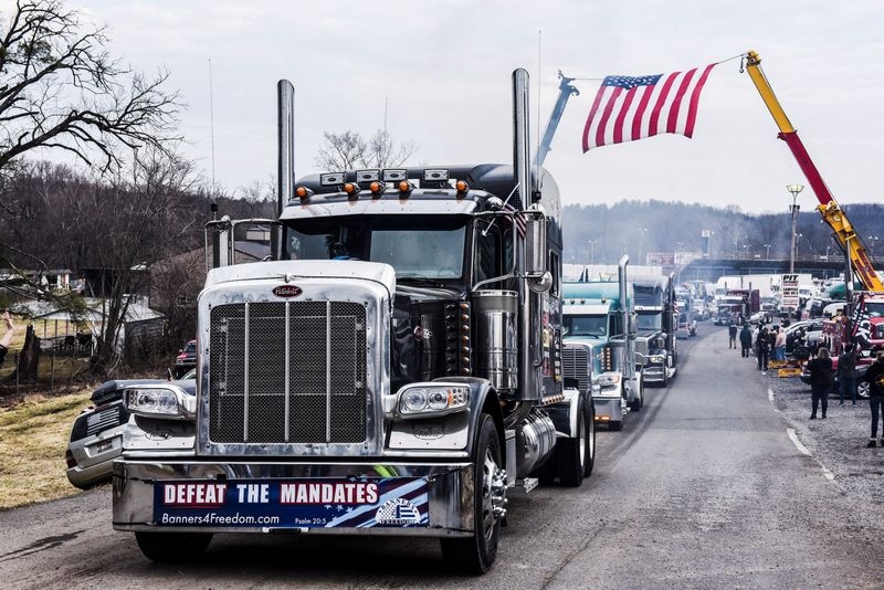 北美货车司机示威活动或将影响贸易运输